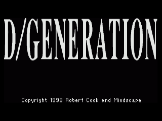 D/Generation title screen for Amiga